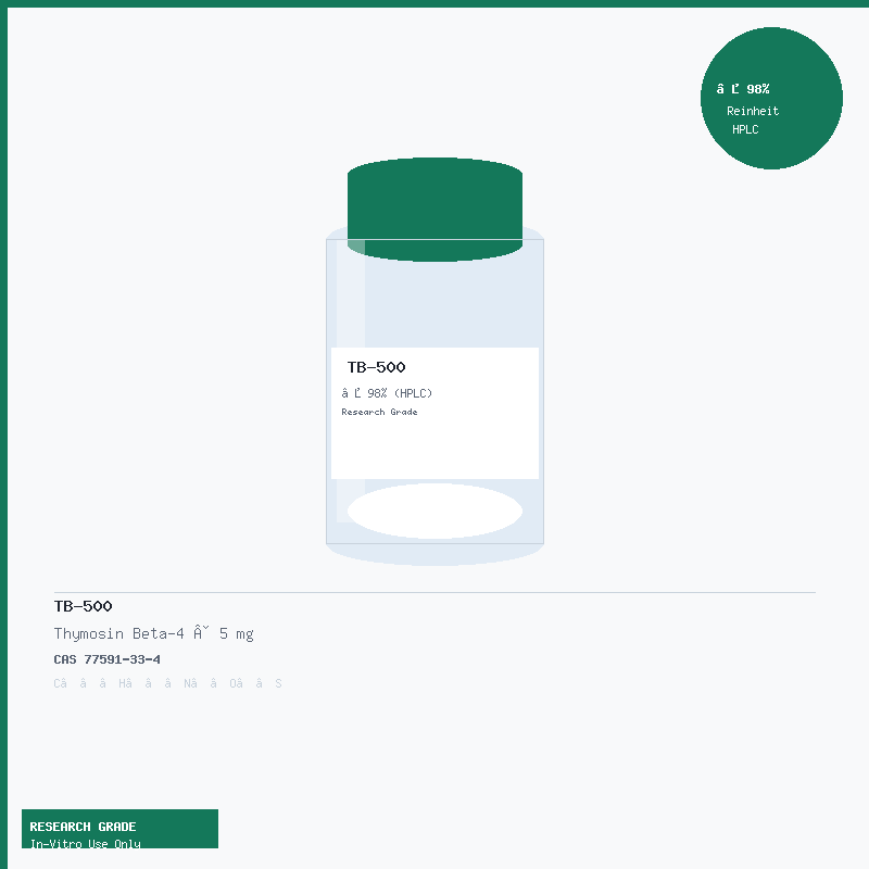 TB-500 (Thymosin Beta-4) - 5 mg Vial